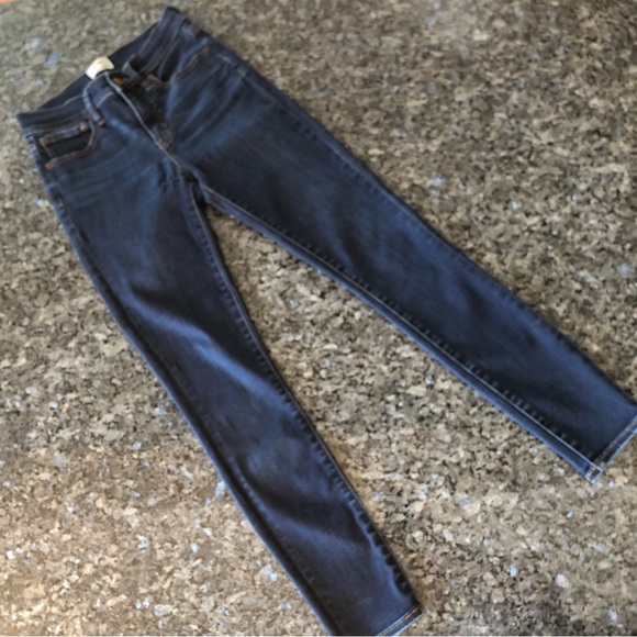 J CREW 9” High Rise Dark Wash Toothpick Skinny Jeans - Picture 6 of 11